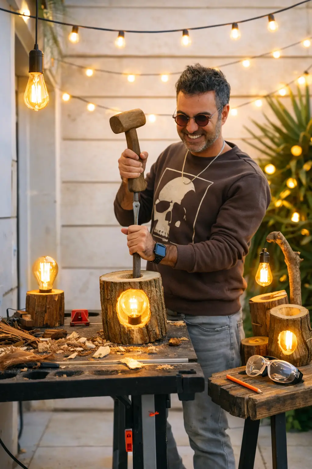 סדנת יצירה בעץ