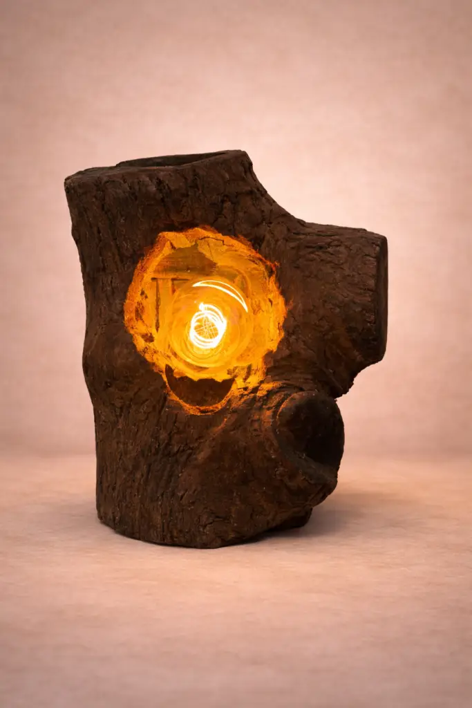 מנורה בעץ jonima